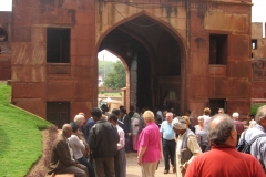 visitatori al Forte di Agra