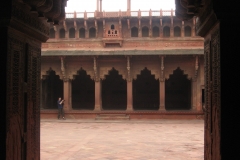 Cortile interno al Forte di Agra