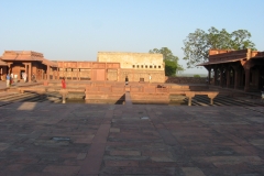 spazio vuoto al Forte di Agra