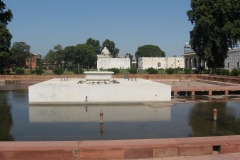 spazi bianchi al Forte di Agra